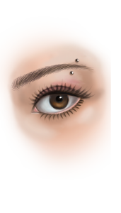 safe Eyebrow piercing, contact https://www.piercingpavilion.com.au